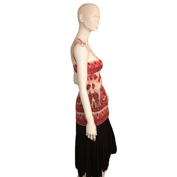 Guess Paisley Halter Top Spaghetti (SKU 00… - Picture 2 of 3